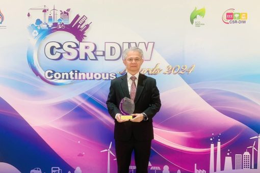 วันที่ 13 ธันวาคม 2567 บริษัท ฝาจีบ จำกัด (มหาชน) เข้ารับรางวัล “CSR-DIW Continuous Awards 2024 ” ณ ห้องรอยัลจูบิลี่ บอลลูน อิมแพ็คชาเลนเจอร์ เมืองทองธานี